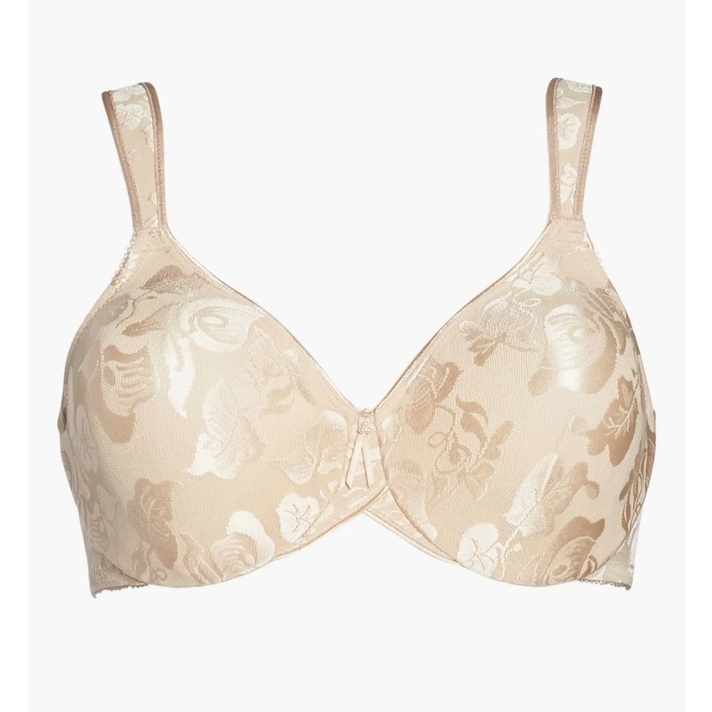 Awareness Underwire Bra Floral Natural Nude. New
